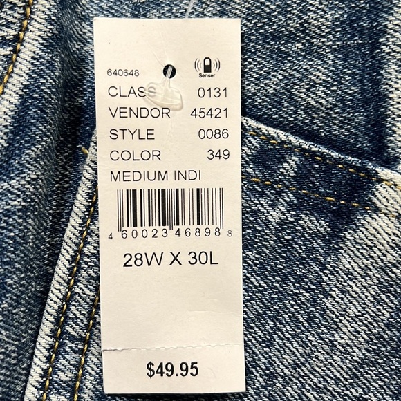 NWT PacSun Men’s Jeans 28X30 29X32 Medium Indigo Stacked Skinny Comfort Stretch - Picture 11 of 13